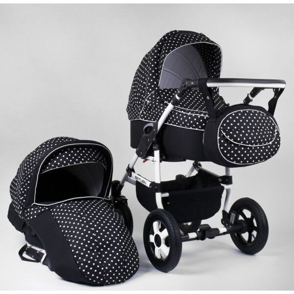 

Универсальная коляска 2 в 1 Victoria Gold Saturn 3 0140-С82 Black / White (0140-С82)