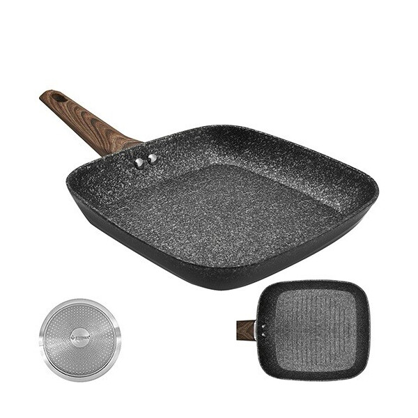 

Сковорода Besser Wooden 24 см Black (10299)