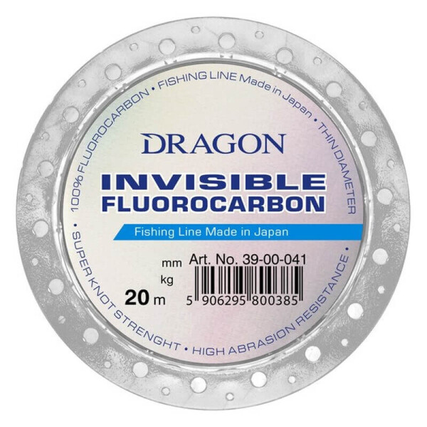 

Леска Dragon Invisible Fluorocarbon 20 м 0.60 мм 17.90 кг (TPO-39-00-060)