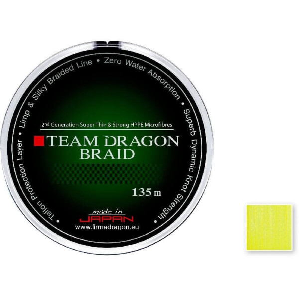 

Шнур Dragon Team Dragon 135 м 0.06 мм 4.80 кг Желтый (PDF-41-00-506)