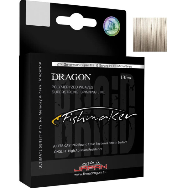 

Шнур Dragon Fishmaker 135 м 0.12 мм 10.60 кг Серый (PDF-41-04-012)