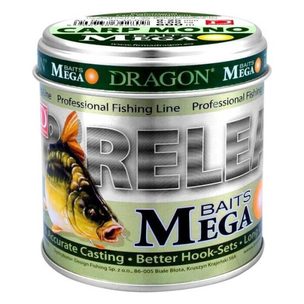 

Леска Dragon Mega Baits Carp Mono 600 м 0.35 мм 12.70 кг (TDC-30-24-035)