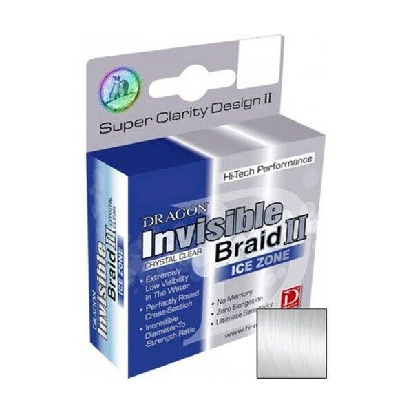 

Шнур Dragon Invisible Ice Zone 50 м 0.14 мм 10.40 кг Белый (PDF-43-09-914)