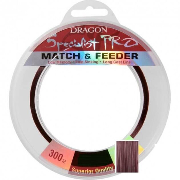 

Леска Dragon Specialist Pro Match - Feeder 300 м 0.28 мм 9.65 кг (TDC-31-09-028)