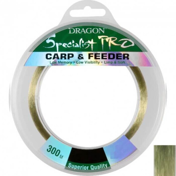 

Леска Dragon Specialist Pro Carp - Feeder 300 м 0.18 мм 4.80 кг (TDC-31-09-118)