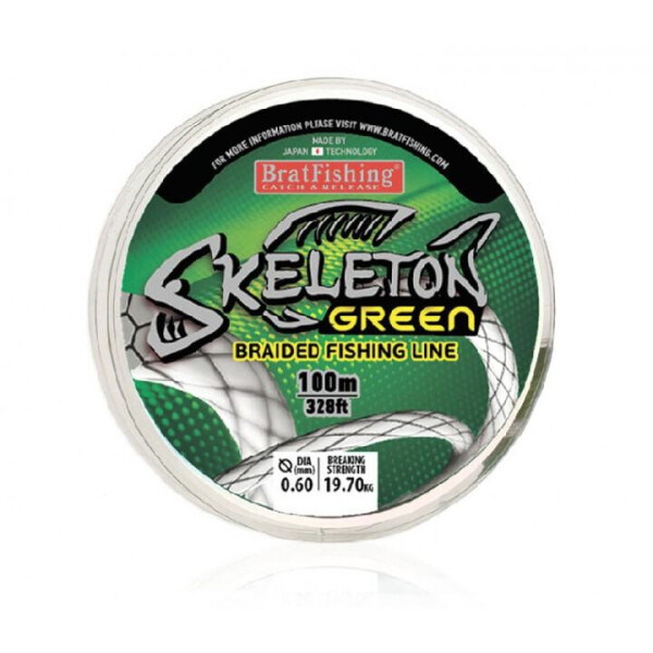 

Шнур BratFishing Skeleton Green 100м 0.70мм зеленый (30/02-013-070)