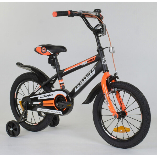 

Велосипед Corso Aerodynamic 16 ST - 8022 Dark grey / Orange (ST - 8022)