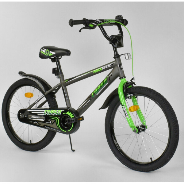 

Велосипед Corso 20 EX-20 N 2955 Dark grey / Green (EX-20 N 2955)