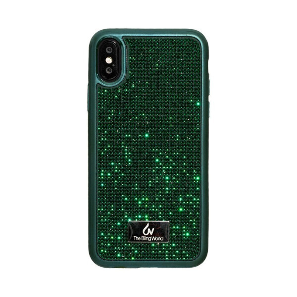

Панель Bling World TPU+LCPC для Apple Iphone X / Xs Green (24861)
