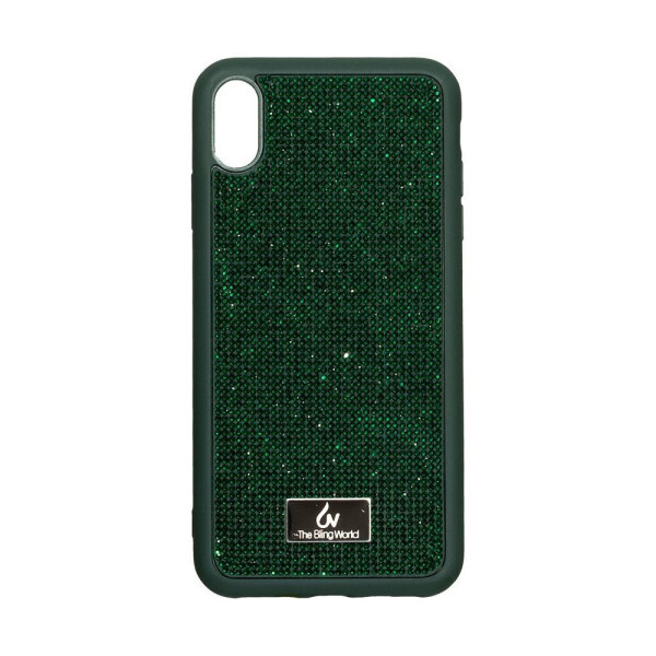 

Панель Bling World TPU+LCPC для Apple Iphone XS Max Green (24010)