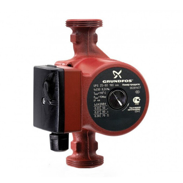 

Насос циркуляционный Grundfos UPS 25-100 180 (95906480)