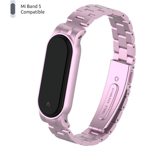 

Ремешок Armorstandart Metal Band для Xiaomi Mi Band 5 Rose Gold