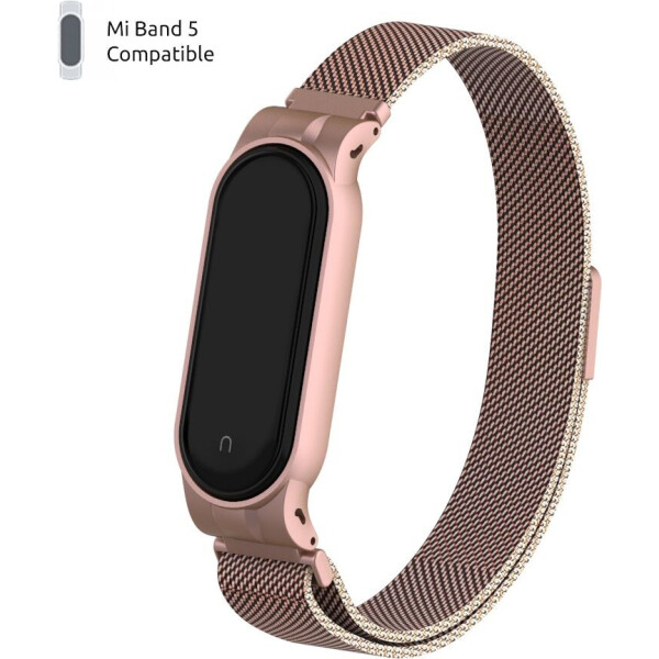 

Ремешок Armorstandart Milanese Magnetic Band для Xiaomi Mi Band 5 Rose Gold