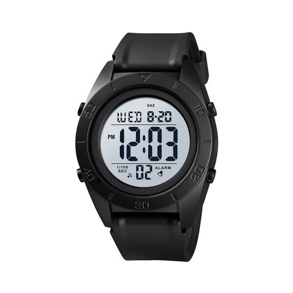 

Мужские наручные часы (1591 Black-Gray) Skmei 49 мм Черный