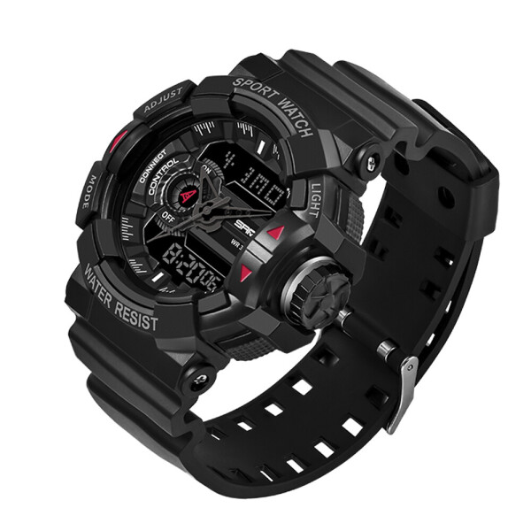 

Мужские наручные часы (599 All Black) Sanda 51 мм Черный