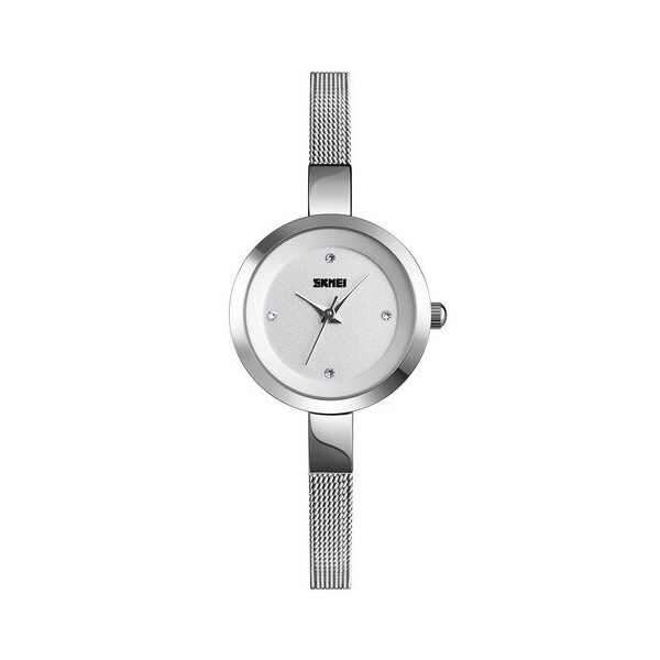 

Женские наручные часы (1390 Silver-White) Skmei 30 мм Серебряный