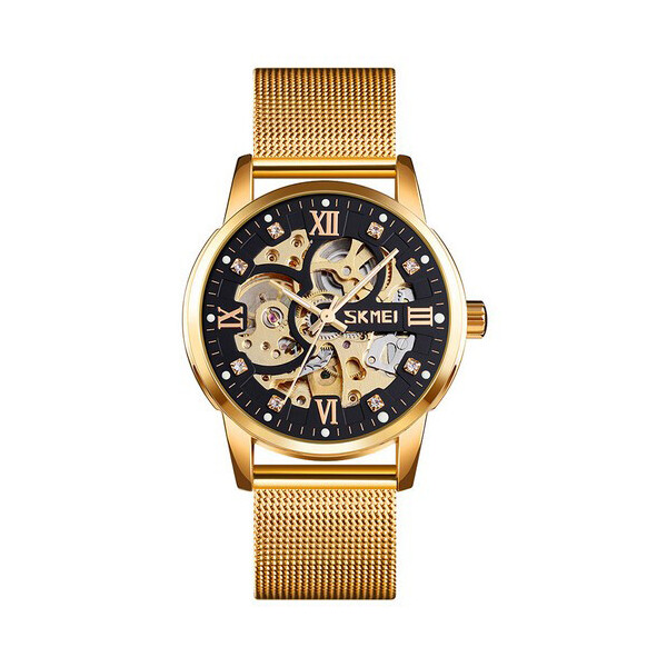 

Мужские наручные часы (9199 Gold-Black) Skmei 40 мм Золотой