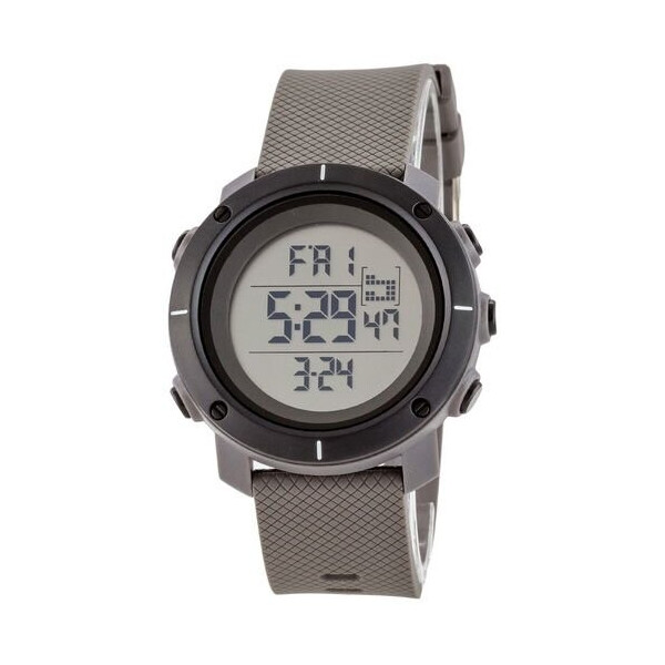 

Мужские наручные часы (1212 Gray-White Small) Skmei 45 мм Серый