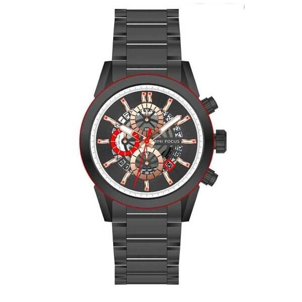 

Мужские наручные часы (MF0285G All Black) Mini Focus 47 мм Черный