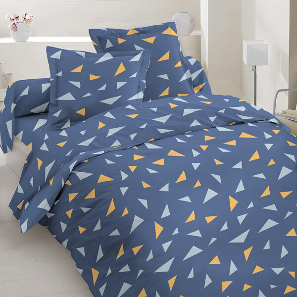 

Комплект постельного белья (10125) Time Textile 150х220 см (2шт) Синий