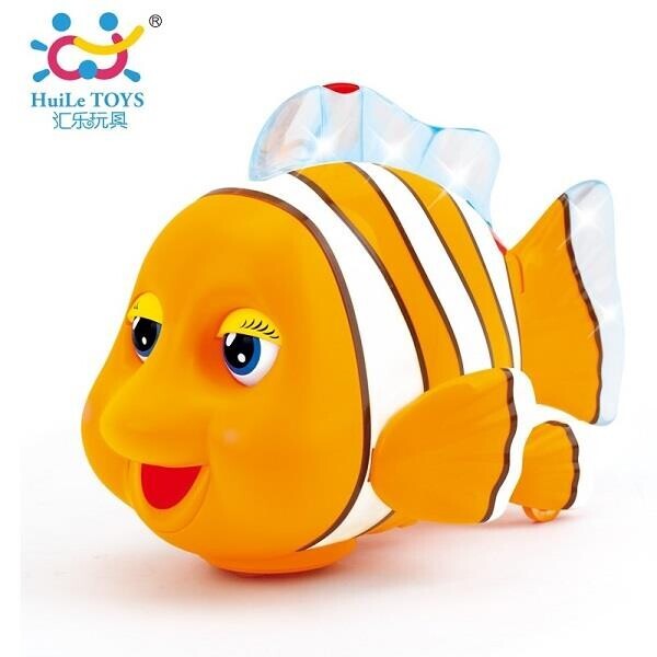 

Игрушка Рыбка-клоун Huile Toys 23х15х13 см Желтый