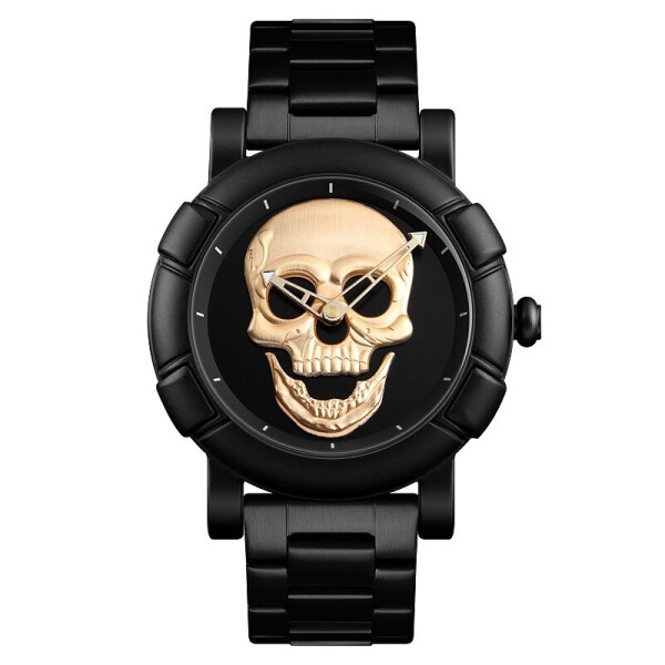 

Мужские наручные часы (9178 Black-Gold) Skmei 46 мм Черный
