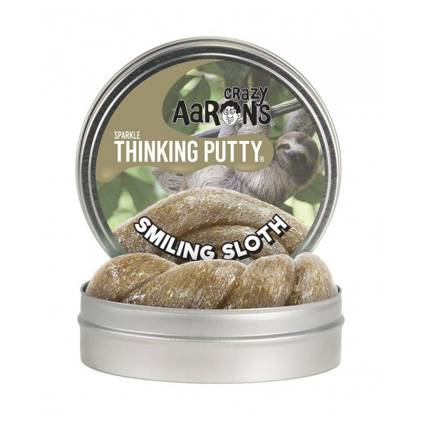 

Жвачка для рук Crazy Aarons Thinking Putty Улыбчивый ленивец, 90 г (SM020)