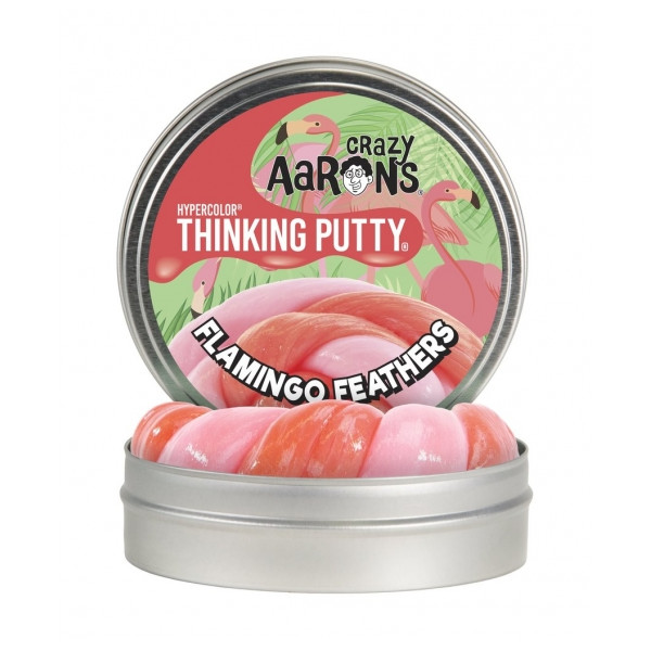 

Жвачка для рук Crazy Aarons Thinking Putty Перья фламинго, 90 г (FO020)