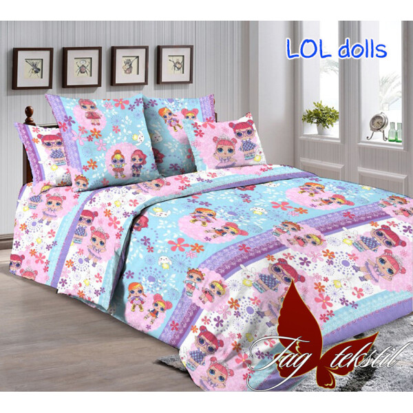 

Постельное белье (Lol dolls) ТМ TAG 150x215 см Розово-голубой
