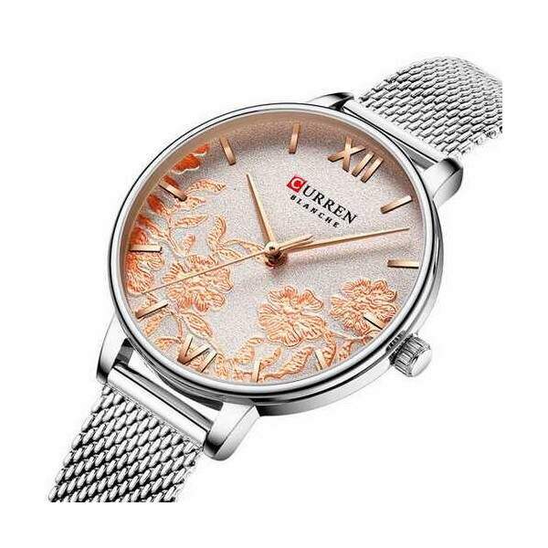 

Женские наручные часы (9065 Silver-Cuprum) Curren 32 мм Серебряный