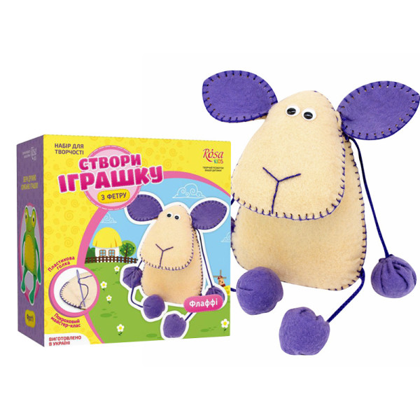 

Набор для творчества Rosa Kids Создай игрушку из фетра овечка Флаффи (4823086704244)
