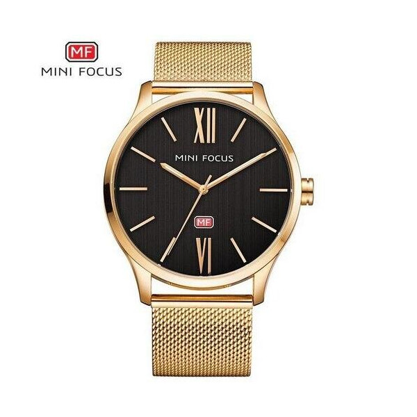 

Мужские наручные часы (MF0018G.05 Gold-Black) Mini Focus 43 мм Золотой