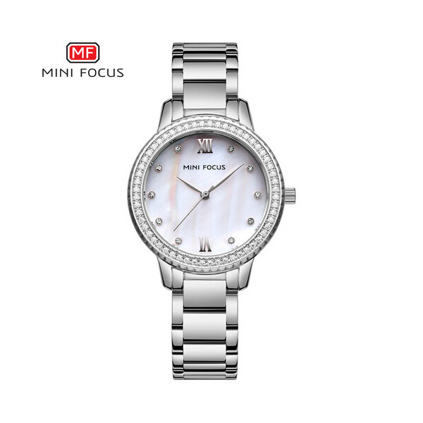 

Женские наручные часы (MF0226L.01 Silver-White Diamonds) Mini Focus 32 мм Серебряный