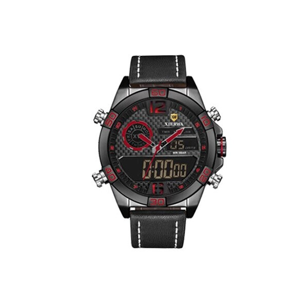 

Мужские наручные часы (XW-828 Black-Red) Xierwa 42 мм Черный