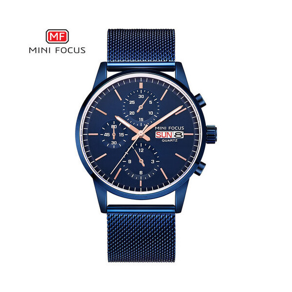 

Женские наручные часы (MF0180G.01 All Blue) Mini Focus 42 мм Синий