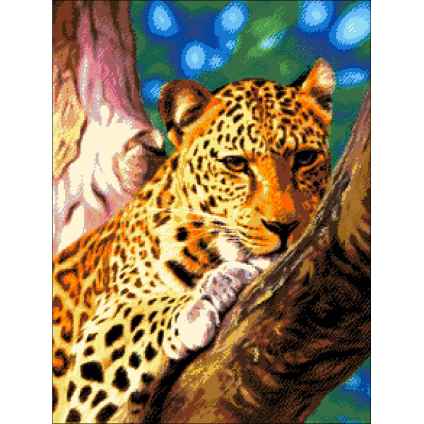 

Набор для вышивания бисером Ягуар Александра Токарева 40х54 см