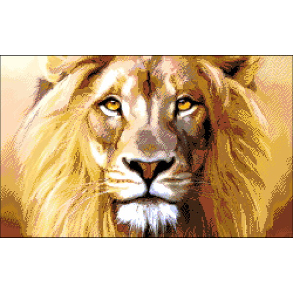 

Набор для вышивания бисером Царь джунглей Александра Токарева 46х29 см