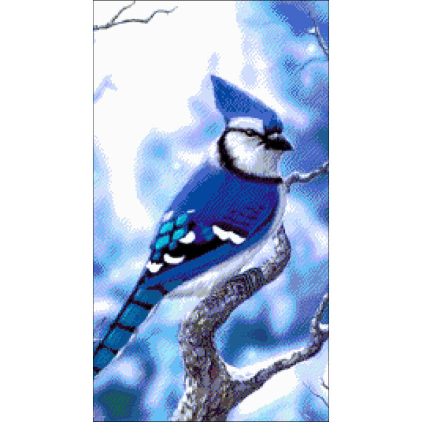 Набор для вышивания бисером В зимнем саду Александра Токарева 28х49 см