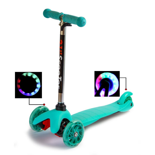 

Детский самокат Scale Sports 25,5х55 см Бирюзовый