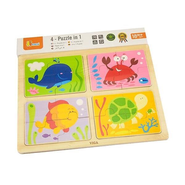 

Пазл Море Viga Toys 22,5х30х1 см Разноцветный