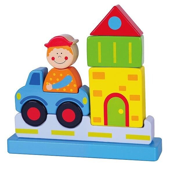 

Пазл Город Viga Toys 20х20х4,5 см Разноцветный