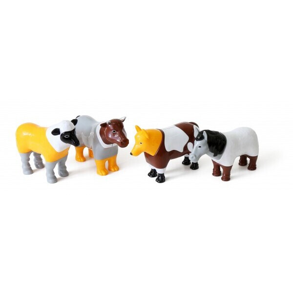 

Пазл 3D детский магнитные животные Popular Playthings 35х26х7 см Разноцветный