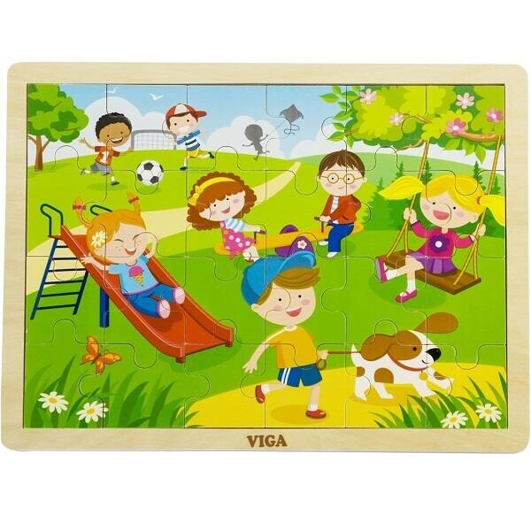 

Пазл Времена года. Весна Viga Toys 25х33х1 см Разноцветный