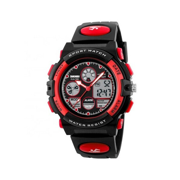 

Мужские наручные часы (1163 Red) Skmei 46 мм Черный