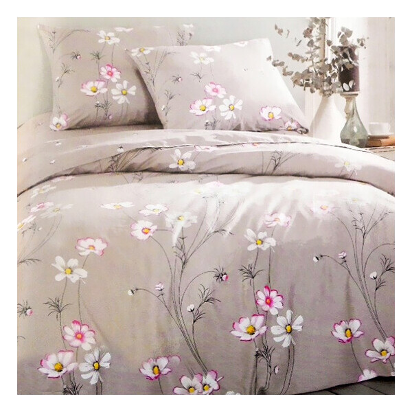 

Комплект постельного белья (5453) Elway 160х220 см (2шт) Бежевый