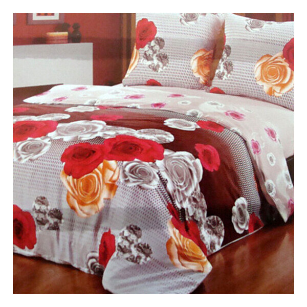

Комплект постельного белья (4984) Elway 160х220 см (2шт) Серый, Красный