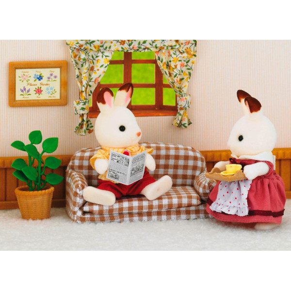 

Игровой набор Sylvanian Families Шоколодный кролик-папа на диване (5013)