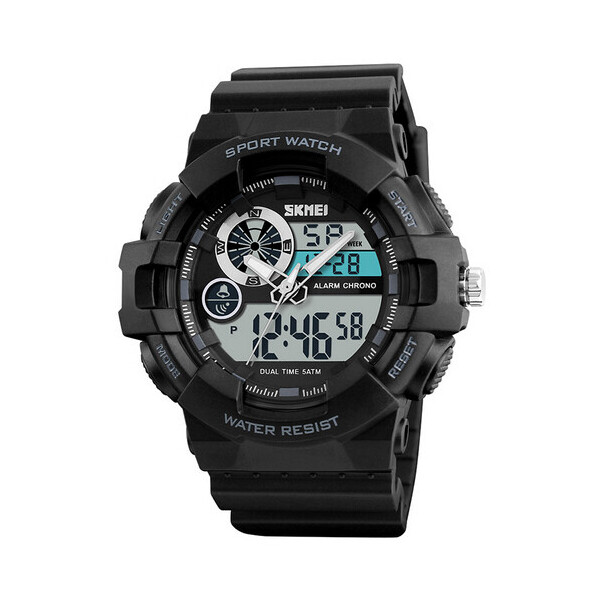 

Мужские наручные часы (1312 Black-Gray) Skmei 52 мм Черный