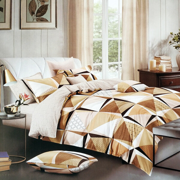 

Комплект постельного белья (9686) Elway 160x210 см (2шт) Бежевый