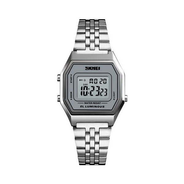 

Мужские наручные часы (1345B All Silver) Skmei 31 мм Серебряный